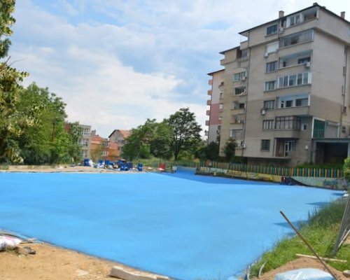 Община Благоевград обновява спортното игрище край ул. Шар планина